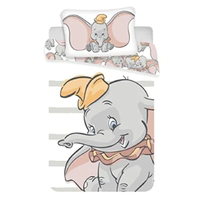 Image de Dumbo Parure de Lit bébé Housse Couette Coton