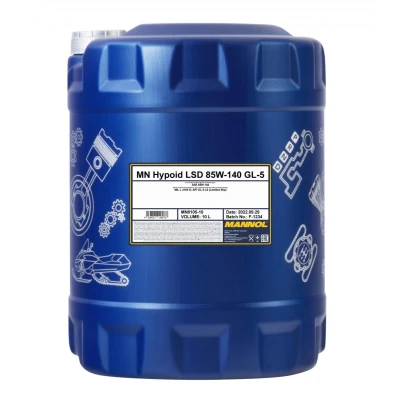 Afbeelding van MANNOL HYPOID LSD MN8105 10 Versnellingsbakolie 85W 140 Bevat mineraalolie