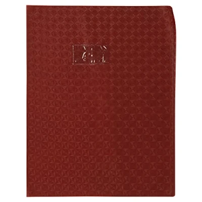 Afbeelding van Calligraphe 72426C Notitieboek, ruitnerf, bruin, 24 x 32 cm, 18/100, met etikettenhouder, ondoorzichtig pvc