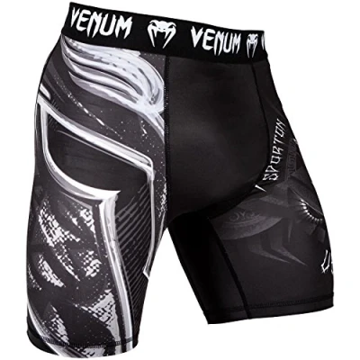 Afbeelding van Venum Gladiator Vale Tudo Shorts 3.0 Zwart Wit Kies hier uw maat: L Jeans Maat 34