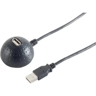 Afbeelding van USB naar 1x docking kabel USB2.0 tot 0,5A / zwart 1,5 meter