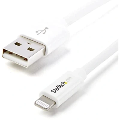 Image de StarTech.com câble Apple Lightning vers USB de 1 m Cordon charge / synchronisation pour iPhone, iPod, iPad M/M Blanc