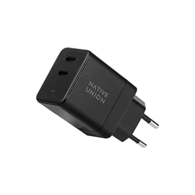 Afbeelding van Native Union GaN PD 35W snellader Ultra compacte USB C Power Delivery oplader (tot 35W) voor MacBook Pro, iPad, iPhone en meer (zwart)