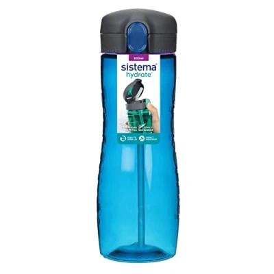 Afbeelding van Sistema Drinkfles Met Rietje Tritan Quick Flip 800ml