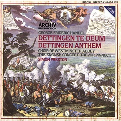 Afbeelding van The English Concert, Simon Preston, Choir Of Westminster Händel: Dettingen Te Deum; Anthem (CD)