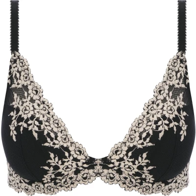 Afbeelding van Wacoal Embrace Lace Plunge Beugel BH Black Zwart 85 C