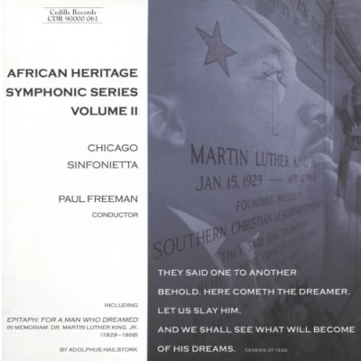 Afbeelding van Chicago Sinfonietta, Paul Freeman African Heritage Volume 2 (CD)