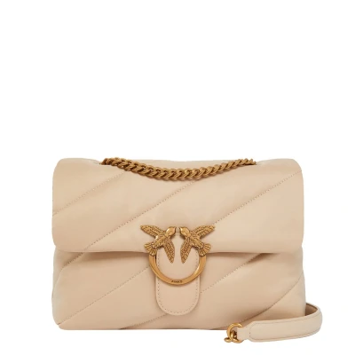 Afbeelding van Pinko Love Puff Classic Cl beige schoudertas dames