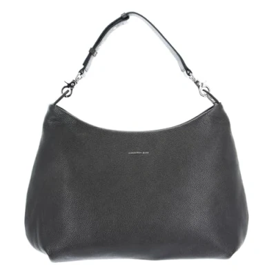 Afbeelding van MANDARINA DUCK Leren Schoudertas Mellow Lux Slouchy Graphite Grijs