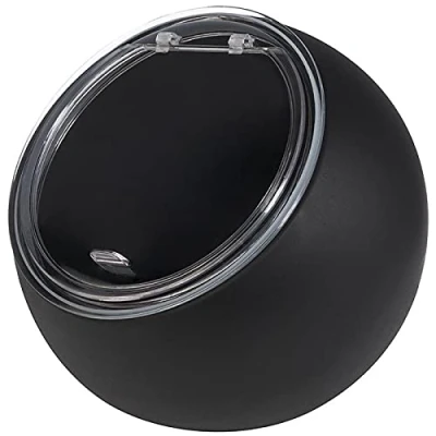Afbeelding van APS Germany® Voorraadpotten Met deksel Badkamer Accessoires Houder Zwart
