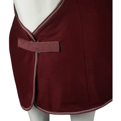 Afbeelding van Horka Zweetdeken Economy Fleece Bordeaux 155/205