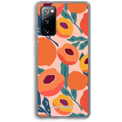 Afbeelding van Case Company® hoesje geschikt voor Samsung Galaxy S20 FE / 5G Perzik Soft Cover Telefoonhoesje Bescherming aan alle Kanten en Schermrand