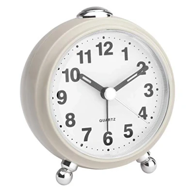 Afbeelding van TFA Dostmann 60.1030.09 Wekker Kwarts Beige Alarmtijden 1