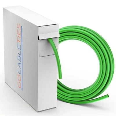 Afbeelding van Gocableties Mini waterdichte krimpkous spoel groen 6,4 mm x 9 m krimpverhouding 2:1 kabelisolatie, markeren, bundelen of repareren van elektrische draden