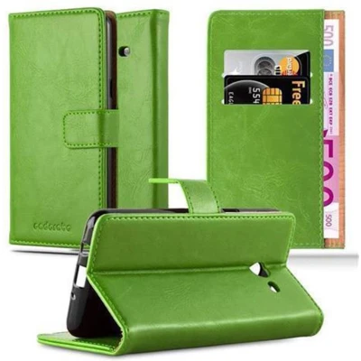 Afbeelding van Cadorabo Hoesje geschikt voor Samsung Galaxy J5 2017 US Version in GRAS GROEN Beschermhoes met magnetische sluiting, standfunctie en kaartvakje Book Case Cover Etui