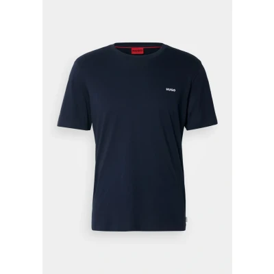 Afbeelding van HUGO BOSS heren Dero T shirt met logo in de kleur Donkerblauw, maat: S