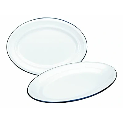 Afbeelding van Ibili 903930 ovenschaal, ovaal, geëmailleerd staal, 30 x 20 cm, wit