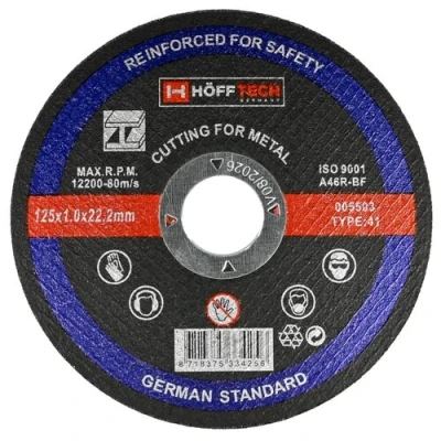 Afbeelding van Hofftech Doorslijpschijf Metaal 125 x 1.0 mm