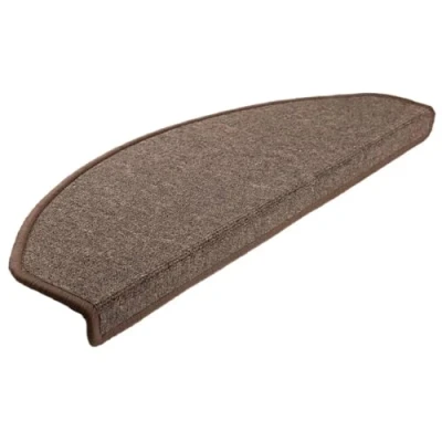 Image de vidaXL Tapis d&#039;escalier 15 pcs Marron café 65 x 24 4 cm133888
