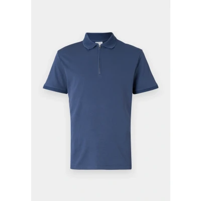 Afbeelding van Selected Homme Slhfave ZIP Poloshirt, Heren, Maat: Small, Oceana