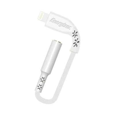 Afbeelding van Energizer C41EUJALIAT, 3.5mm, Vrouwelijk, Lightning, Mannelijk, 0,11 m, Wit
