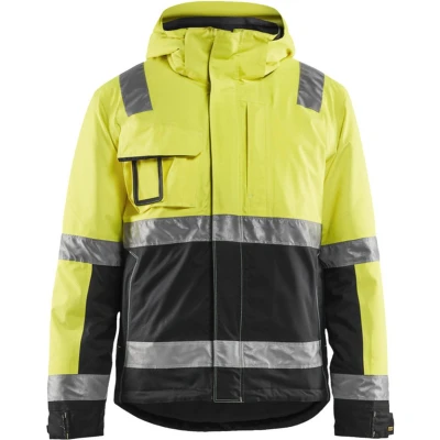 Afbeelding van Blaklader Winterjas High Vis 4870 1987 Geel/Zwart 5XL