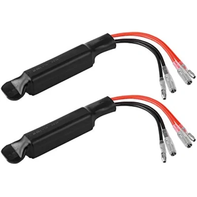 Afbeelding van B549 Set van 2 hoogwaardige belastingsweerstanden voor mini SMD led knipperlichten de juiste knipperfrequentie 21 W 7 ohm 12 V