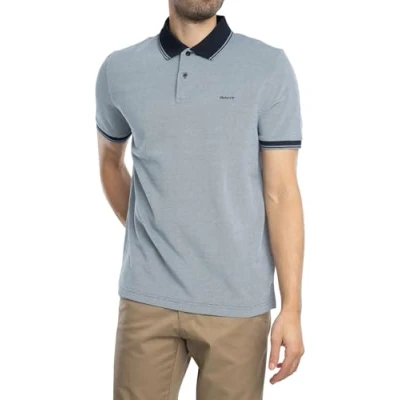 Afbeelding van GANT 4COL Oxford Poloshirt, Heren, Maat: XL, Dusty navy
