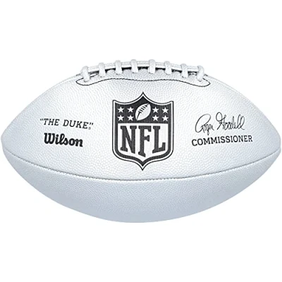 Image de Ballon Football Américain Wilson NFL the duke Silver replica game ball