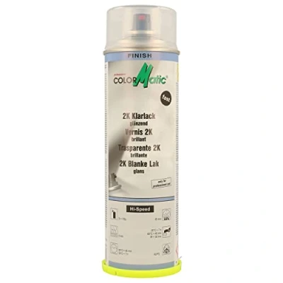 Afbeelding van Colormatic 2K Blanke Lak Hoogglans in Spuitbus 500ml
