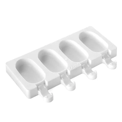 Image de Silikomart 22.341.87.0065 gel01m moule à esquimaux forme classique silicone blanc