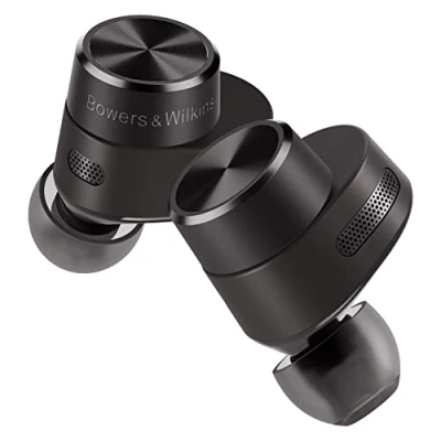 Afbeelding van Bowers &amp; Wilkins PI5 True Wireless Noise Canceling In Ear Hoofdtelefoon, Draadloze Oordopjes, Bluetooth, 24 bits Verbinding, Hoge Resolutie, Draadloos Opladen, Vier Microfoons Zwart