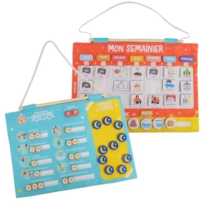 Afbeelding van J.A.D.E Montessori 141511 educatief spel meerkleurig stoffen stemming dodo kinderspel Frans design, vanaf 3 jaar