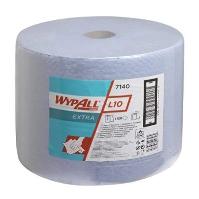 Afbeelding van WypAll L10 Extra grote rol 7140, 1 met 1,500 maten, blauw, dikte