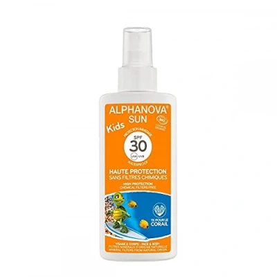 Afbeelding van Alphanova Zonnebrandspray Kids Spf 30 Junior 125 Ml