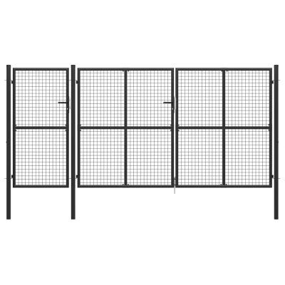 Afbeelding van Poort 400x150 cm staal antraciet