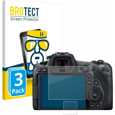 Afbeelding van BROTECT Screenprotector voor Canon EOS R5 Folie Beschermfolie Beschermglas transparant (3 Stuks)