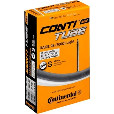 Image de Continental tube intérieur Race Light 28 pouces (18/25 622/630) FV 42 mm