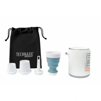 Afbeelding van Technaxx TX 261, Opblaasbare artikelen, 180 l/min, Batterij/Accu, 1360 mAh, 1,5 uur, 13,5 W