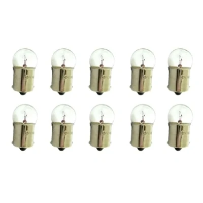 Afbeelding van 10 stuks autolampen, 12 V, vervangingslampen voor auto&#039;s en motorfietsen (G18,5 BA15S R10W 12V 10W, standaard)