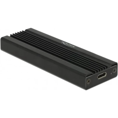 Afbeelding van DeLOCK externe behuizing voor M.2 NVMe PCIe SSD (max. 80mm) USB3.1 (USB C) / zwart