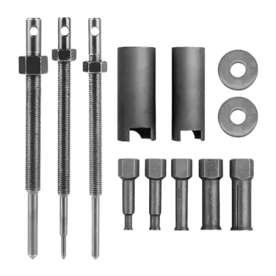 Afbeelding van binnenlagertrekker, motorfiets en fiets interieur lager demontage gereedschapsset met 5 maten open clips (9 23 mm)