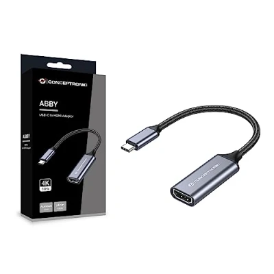 Afbeelding van Conceptronic ABBY09G USB C naar HDMI adapter, 4K60Hz
