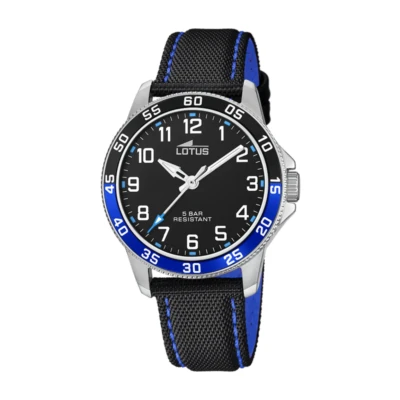 Afbeelding van Lotus Horloge voor kinderen, Maat: One Size, Black