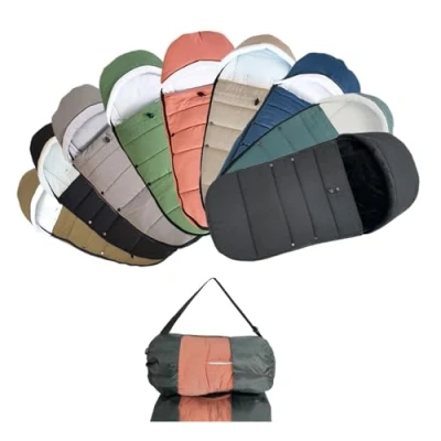 Afbeelding van Universele voetenzak voor kinderwagen, accessoires compatibel met the Babyzen YOYO YOYO2 en Cybex kinderwagens (gember)
