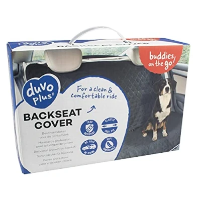 Afbeelding van Duvoplus Reisbench Hond Beschermdeken Voor Achterbank 155x134cm Zwart 1st