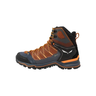 Afbeelding van Salewa MTN Trainer LITE MID GTX Outdoorschoenen, Heren, Maat: 46, Black out/carrot Leer en textiel