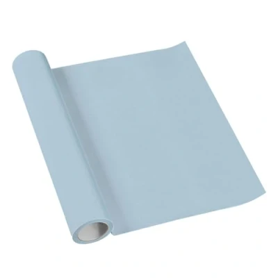 Afbeelding van PAW tafelloper van airlaid (40 cm x 5 m) I tafeldecoratie communie bevestiging bruiloft verjaardag party doop lichtblauw effen kleur: Monocolor Light Blue