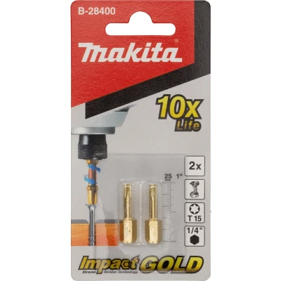 Afbeelding van Makita slagschroefbit zeskant 1/4&quot; vorm C T15x25mm