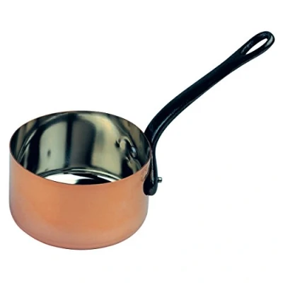 Image de Baumalu casserole en cuivre et manche fonte 14 cm